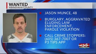 Authorities in Minnehaha County search for wanted man