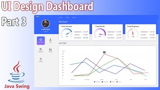 Java UI Design - Dashboard Desktop Application With MySQL (Part 3)