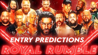 WWE Royal Rumble 2023 Entry Predictions V2