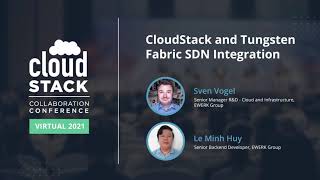 CloudStack and Tungsten Fabric SDN Integration - CloudStack Collaboration Conference 2021