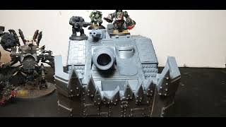 Gear Guts Mek Shop Review Shield Wall Tank - D Orkish Neanderthal