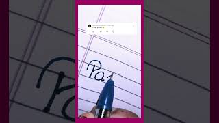 Palak name handwriting in English || Study purpose || #shorts #palak #youtubeshorts #trendingshorts