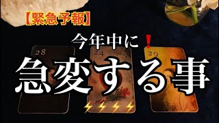 【緊急予報】今年中に❗️急展開✨する事🌈恐ろしいほど当たるルノルマン🔮