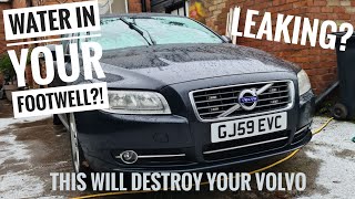 This Issue *WILL DESTROY YOUR VOLVO!!!!* - Major P3 Issue! Water In Footwells