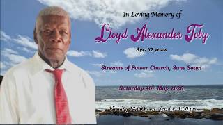 In Loving Memory of Lloyd "Glenson" Toby