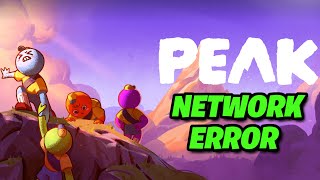 PEAK Error Disconnected From Photon/ClientTimeout/Failed To Connect To Photon Network/Room FIX✅