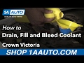 How to Bleed Cooling System 98-12 Ford Crown Victoria