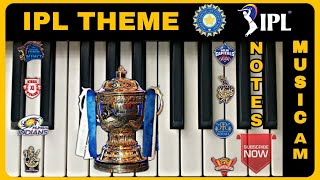 IPL Theme piano tutorial | trumpet BGM | keyboard notes | Dream11 IPL | Star sports | IPL Teams