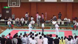 長崎県高校総体空手道'18　男子団体組手決勝 「瓊浦 VS 佐世保北」