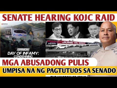 BREAKING | UMPISA NA NG PAGKAMIT NG HUSTISYA PARASA MGA TAGA KOJC | SENATE HEARING