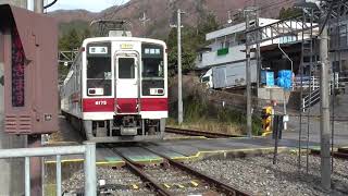 東武6050系6175F　新藤原駅入線