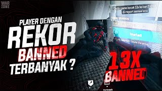 TOTAL 13 X BANNED !! SUPERNAYR JADI PLAYER DENGAN REKOR BANNED TERBANYAK ? WARZONE