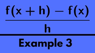 PreCalculus | Finding the difference quotient: Example 3