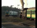 scheduled steam train in poland