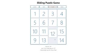 Sliding Puzzle In JavaScript With Source Code Source Code & Projects