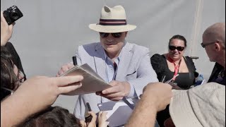 Brendan Fraser surrounded by the fans at the Venice Film Festival