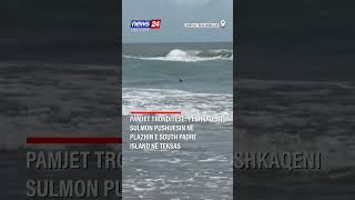 Pamjet tronditëse: Peshkaqeni sulmon pushuesin në plazhin e South Padre Island në Teksas