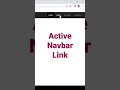 Active Navbar Link by bootstrap  #navlink #navbar #html #bootstrap
