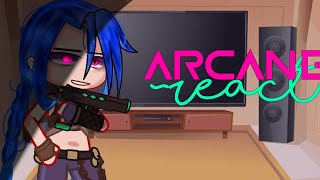 •|Arcane do passado e futuro reagindo•|gacha club