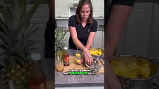 Pineapple Coconut Shrimp Skewers