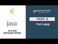 Java for Software Testers: For Loop