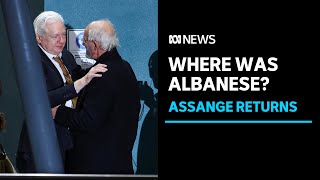 Why Anthony Albanese did not welcome Julian Assange home at Canberra airport | ABC News