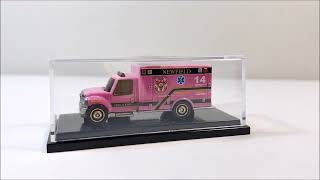 Matchbox 2019 Everett Marshall Pink International Terrastar Ambulance