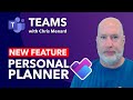 NEW FEATURE in Teams: Personal Planner