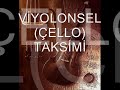 vİyolonsel Çello taksİmİ