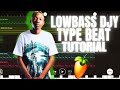 How To Make A Lowbass Djy Bambo Type Beat | FL Studio Mobile 