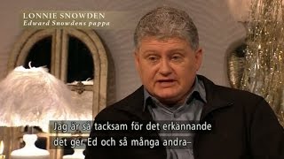 Pappa Snowden: ”Ge min son asyl i Sverige!” - Malou Efter tio (TV4)