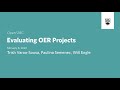 Evaluating OER Projects