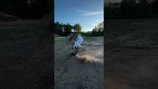 Drifting a dirt bike?!