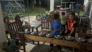 Latihan kulintangan, gendang dan paluan gong Tatana