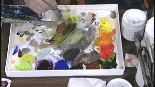 Jerry Yarnell teaches color mixing w/color wheel (29 min episode)