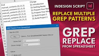 InDesign Script GREP Replace From Spreadsheet