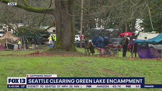 Seattle clearing Green Lake encampment