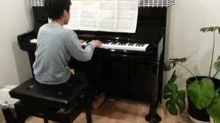 小６　男子　ピアノ　合唱伴奏　嵐 ふるさと 　piano ARASHI FURUSATO