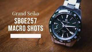 [4k] Grand Seiko SBGE257 Macro Video