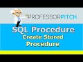 How to Create Stored Procedure in SQL