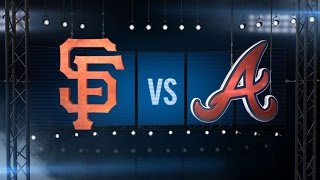 5/31/16: Giants combine to one-hit the Braves