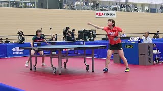 【ハイライト】女子1回戦 横井咲桜 vs 長﨑美柚｜第5回パリ五輪日本代表選考会