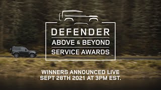 Defender Above \u0026 Beyond Service Award Winners Live Announcement