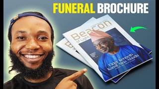Design a Funeral Brochure Cover in CorelDraw | Full Tutorial