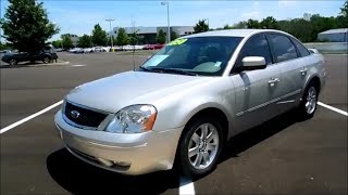 2006 Ford Five Hundred SEL V6 Start Up and Full Tour