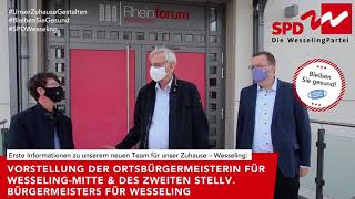 Die Ortsbürgermeisterin Katja Braun und der 2.stellv. Bürgermeister Helge Herwegen stellen sich vor