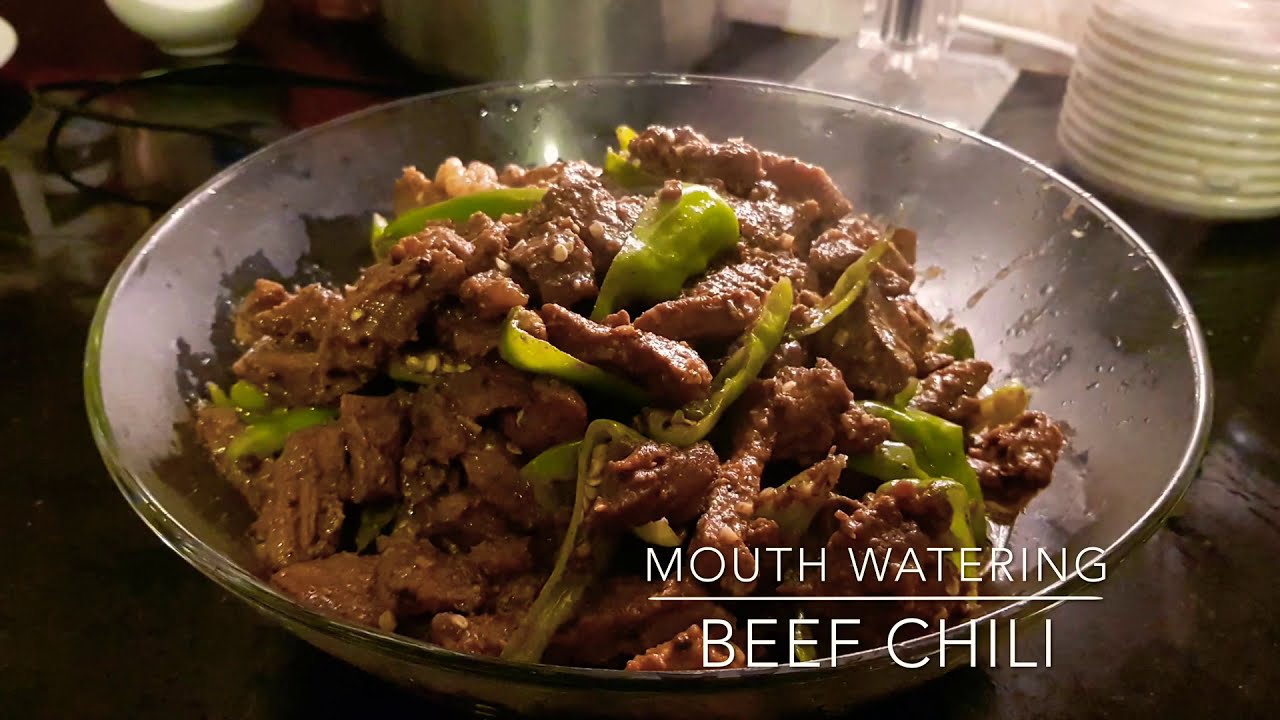 Mouthwatering Beef Chili Recipe - YouTube