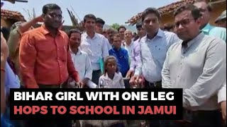 Bihar Girl With One Leg Hops To School In Jamui, Video Goes Viral