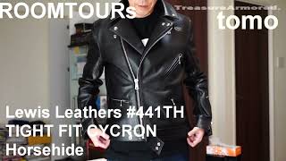 [ #lewisleathers ルイスレザー #441th Tight Fit Cycron Horsehide ] タイトフィットサイクロンホースハイド #treasurearmored d