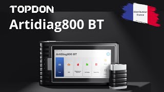 ArtiDiag800 BT TOPDON Valise #Diagnostic #Auto avec 28 points de réinitialisations